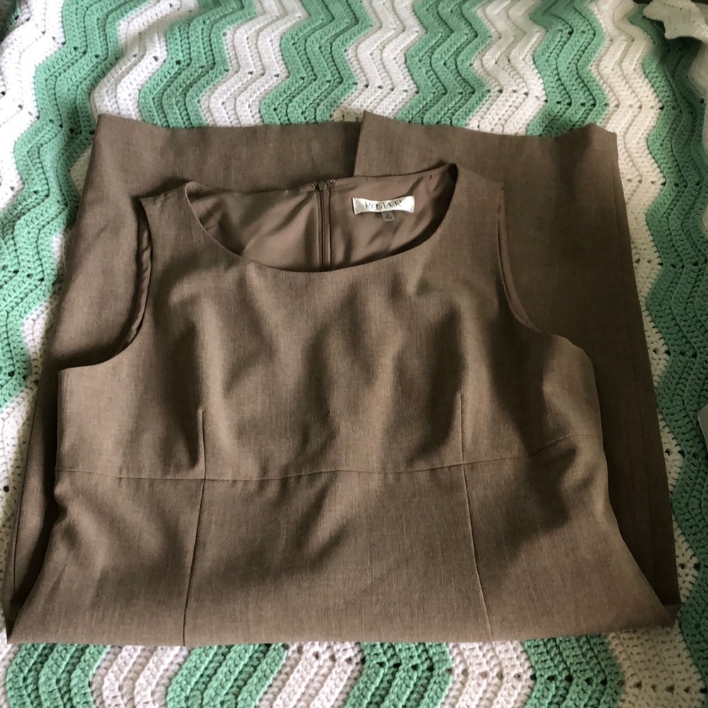 KASPER Taupe dress